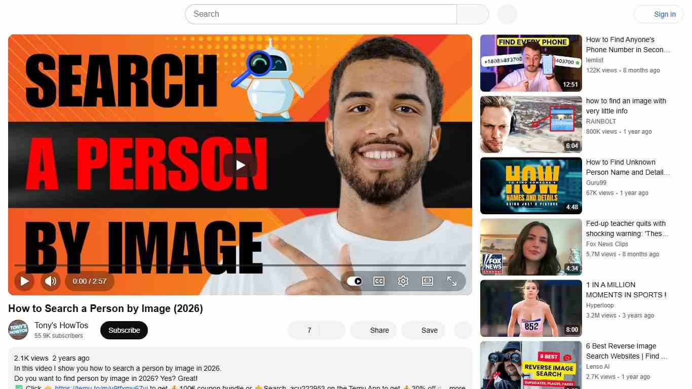 How to Search a Person by Image (2026) - YouTube