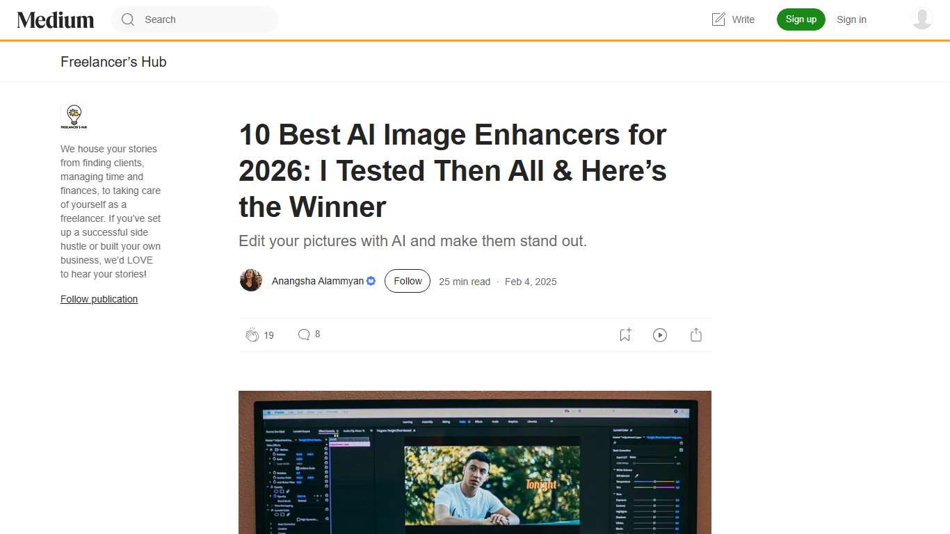10 Best AI Image Enhancers for 2026: I Tested Then All & Here’s the Winner | by Anangsha Alammyan | Freelancer’s Hub | Medium