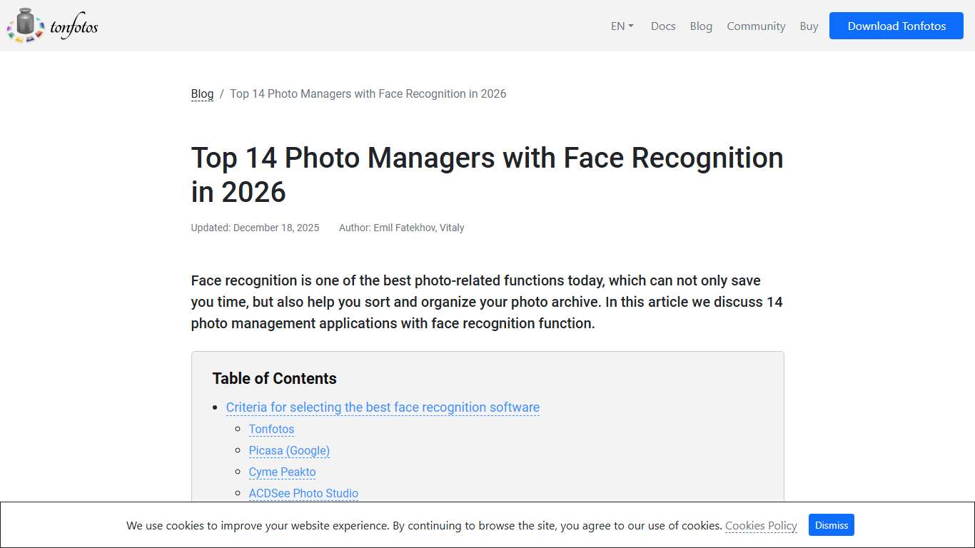 Top 14 Photo Managers with Face Recognition in 2026